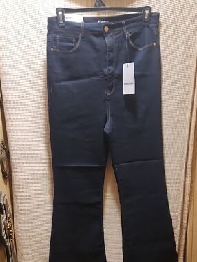 Black Label Navy Bootcut Jeans